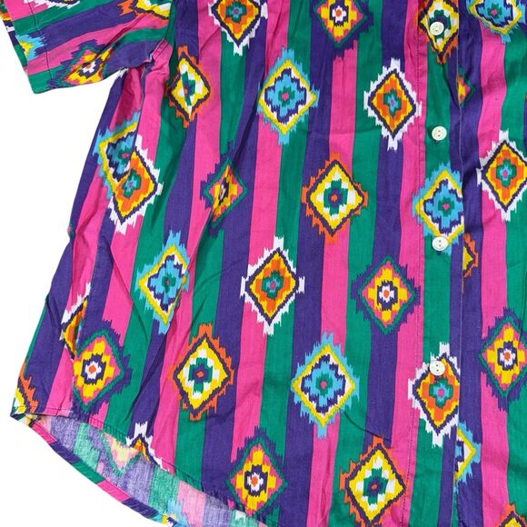 Sudden Impact Women’s Size M Western Shirt, Short Sleeve Button‎ Down - Picture 10 of 10